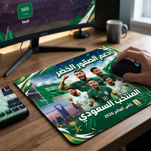 ماوس باد "ادعم الصقور الخضر" - إصدار المنتخب السعودي